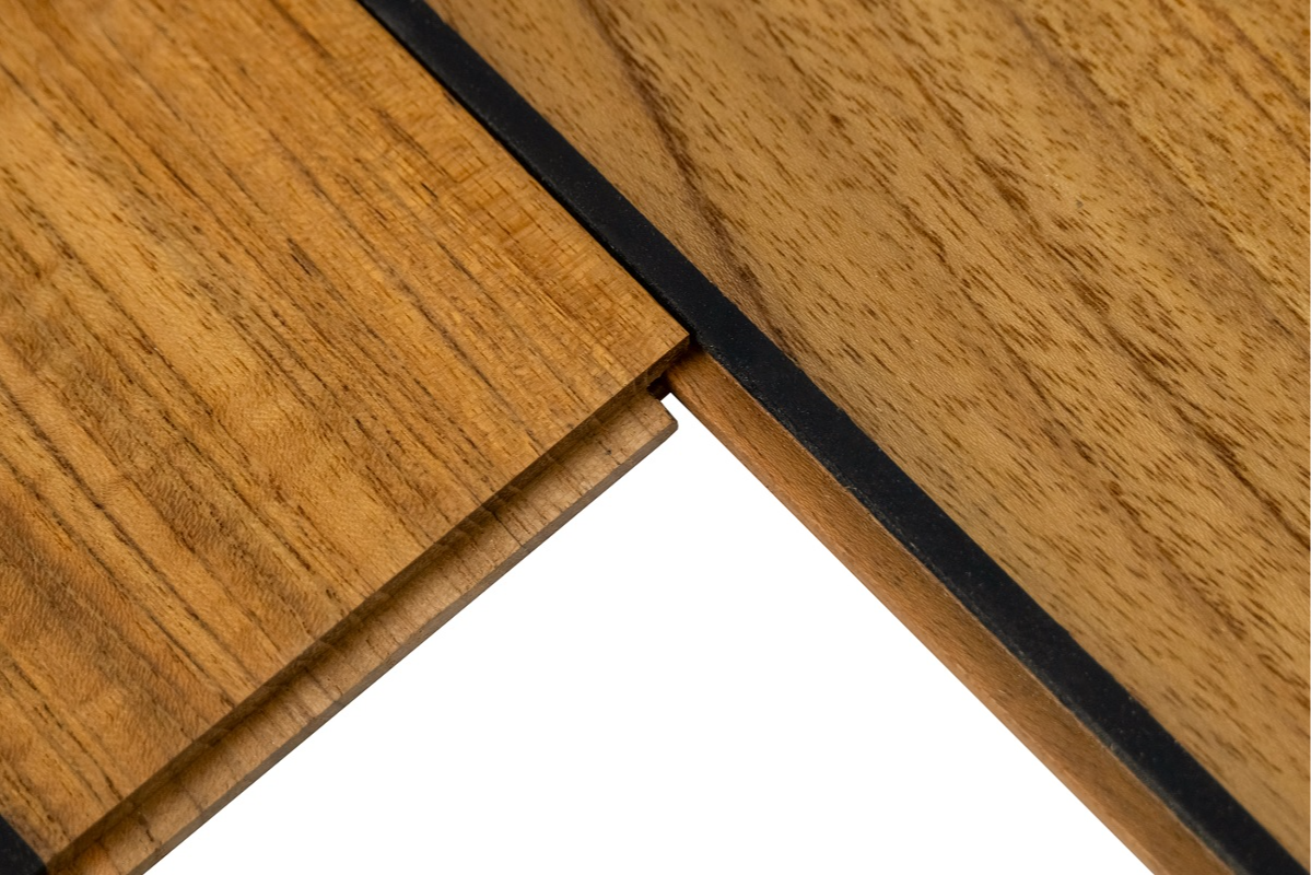 Инженерная доска Ekzofloor/Экзофлор  Тик с герметиком SIKA/Зика/Зика, масло 12х90х300-900